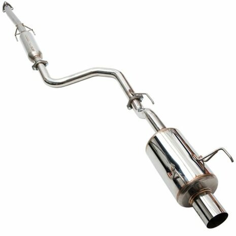 Syst&egrave;me d'&eacute;chappement Catback en acier inoxydable R60 (marque E) SRS Honda Civic
