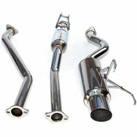 Catback uitlaatsysteem RVS GT300 Invidia Honda