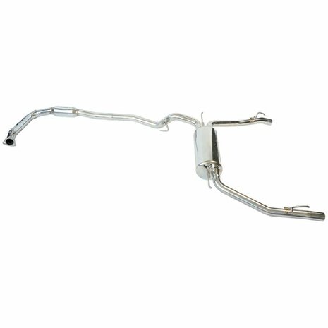 Catback uitlaatsysteem RVS R60 (E-keur) SRS Honda Civic