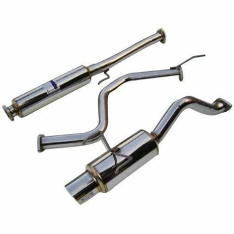Catback uitlaatsysteem RVS GT300 Invidia Honda