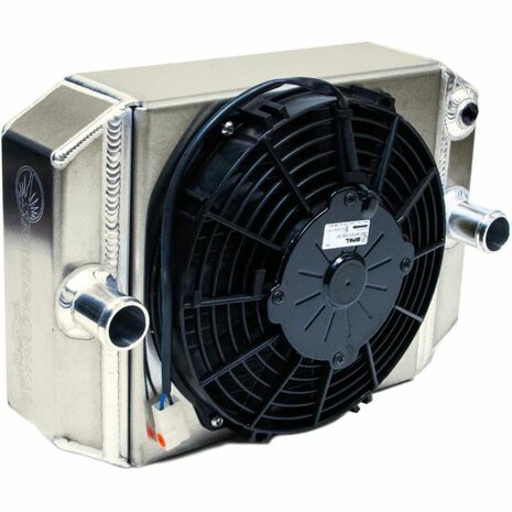 Universal racing radiator with shroud/fan kit - 32mm SpeedFactory