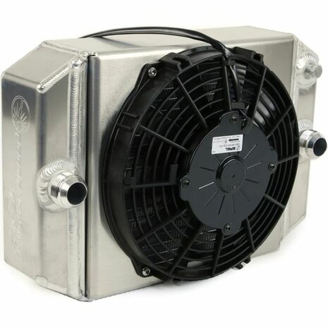Radiateur racing universel avec kit car&eacute;nage/ventilateur - 16AN SpeedFactory