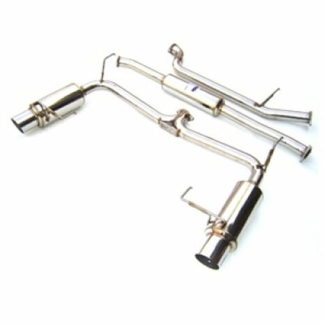 Syst&egrave;me d'&eacute;chappement Catback en acier inoxydable GT300 Invidia Honda