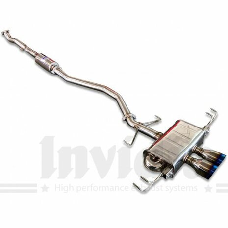 Syst&egrave;me d'&eacute;chappement Catback en acier inoxydable Q300 Invidia Honda