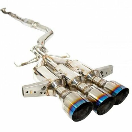 Catback exhaust system stainless steel R400 Invidia Honda