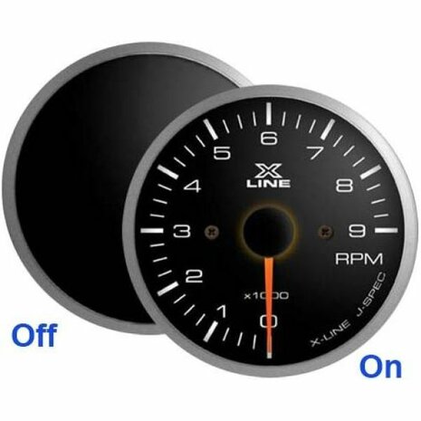 Xline RPM meter SLM white Stri Xline