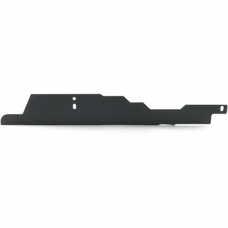 Radiator cooling plate black aluminum Circuit Hero Honda