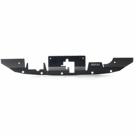 K&uuml;hlerk&uuml;hlplatte aus schwarzem Aluminium Circuit Hero Honda Civic