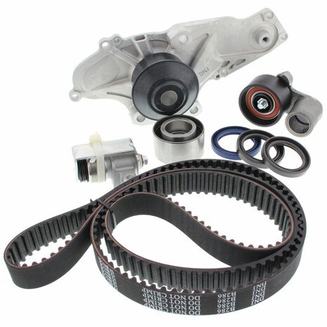 Timing belt set with water pump DNJ Honda