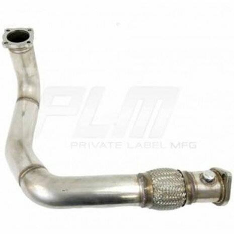 Power Driven Downpipe f&uuml;r T3 Top Mount Turbo Kr&uuml;mmer PLM Honda