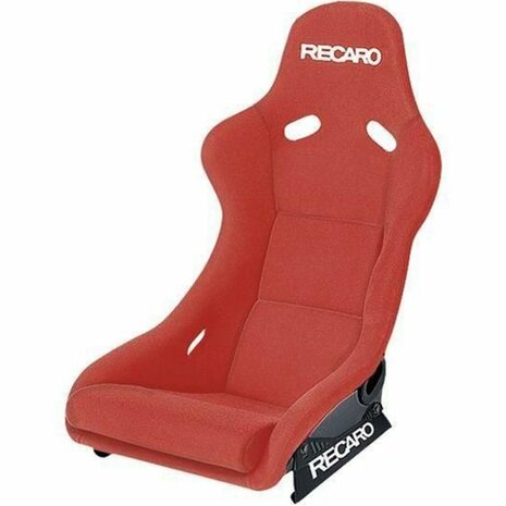Si&egrave;ge de course Pole Position NG (FIA) tissu velours rouge RECARO