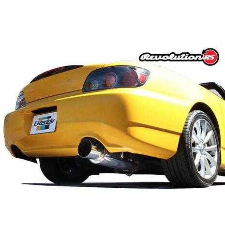 Syst&egrave;me d'&eacute;chappement Catback en acier inoxydable Revolution RS Greddy Honda