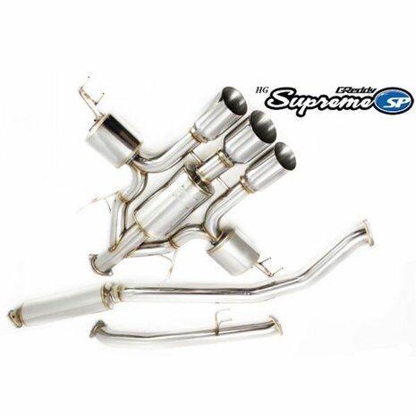 Catback exhaust system stainless steel Supreme SP/HG Greddy Honda