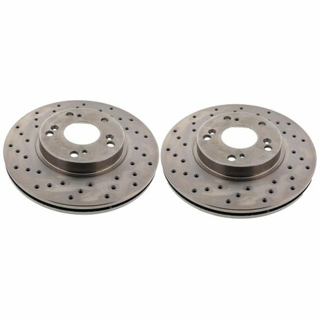 Vordere Bremsscheiben (296 mm / 5 x 114,3) &ndash; gebohrt Brakemax Honda