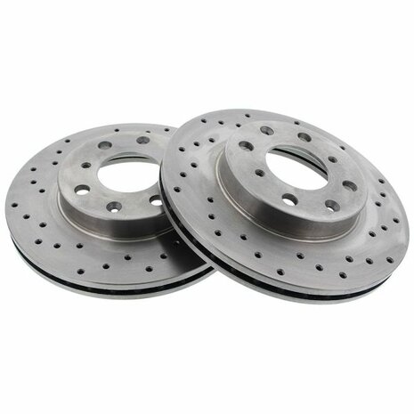Remschijven voorzijde (240mm / 4x100) - Geboord Brakemax Honda