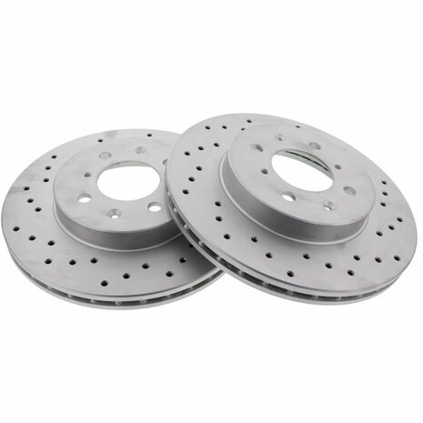 Disques de frein avant (262mm / 4x100) - Perc&eacute;s Brakemax Honda