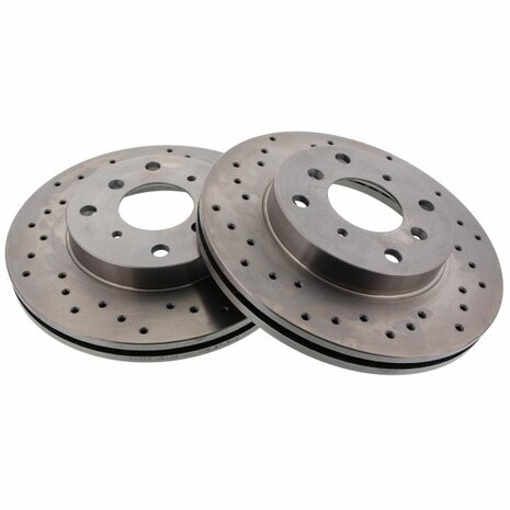 Vordere Bremsscheiben (260 mm / 4 x 114,3) &ndash; gebohrt Brakemax Honda