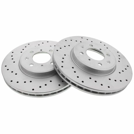 Bremsscheiben vorne (262mm->282mm Umbau / 4x100) - Gebohrt Brakemax Honda