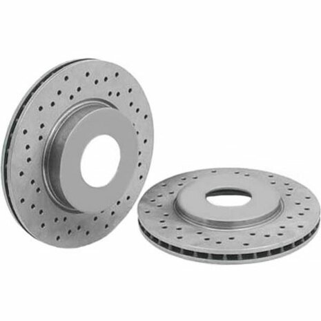 Disques de frein avant (320mm / 5x114.3) - Perc&eacute;s Brakemax Honda