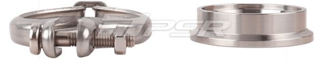 Externes Doppel-V-Band-Wastegate &ndash; 38 mm &ndash; Auslassflansch Pulsar Turbo Systems
