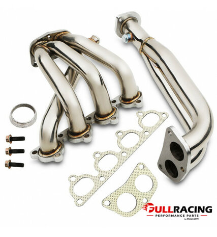 Edelstahl 4-2-1 Auspuffkr&uuml;mmer FullRacing V2 Honda Civic CRX Del Sol D-Series