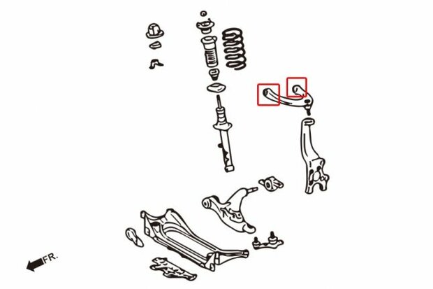 Querlenkergummis oben vorn LEXUS IS250/350 GS350 Hardrace
