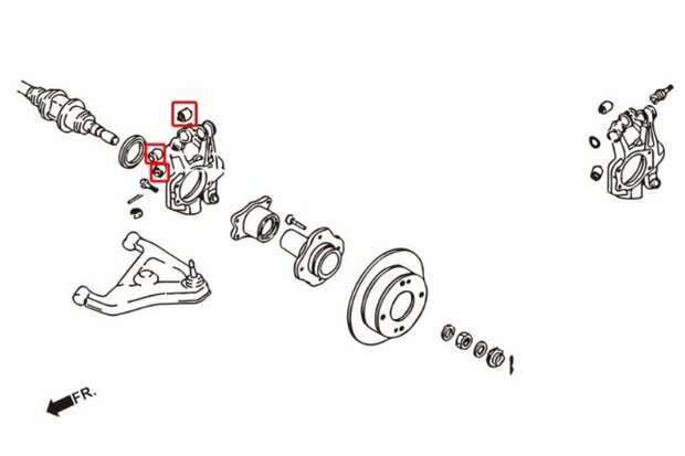 Traggelenkgummi hinten NISSAN S13/14/15HUB Hardrace