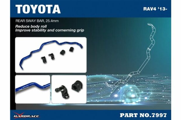 Stabilisator hinten TOYOTA RAV4&#039;13-/NX200T&#039;1525. Hardrace
