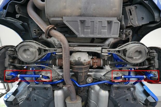 Sturzkit hinten NISSAN 350Z/Z33/G35 Hardrace