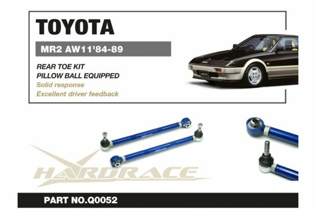 hinterer Satz (Lagerbuchsen) TOYOTA MR2 AW11&#039;84-89 Hardrace