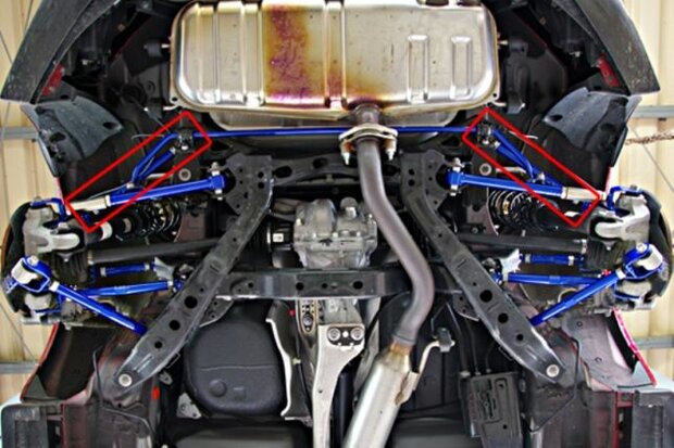 hintere/obere Querlenker (Lagerbuchsen) MAZDA MIATA/MX-5 &#039;15 Hardrace