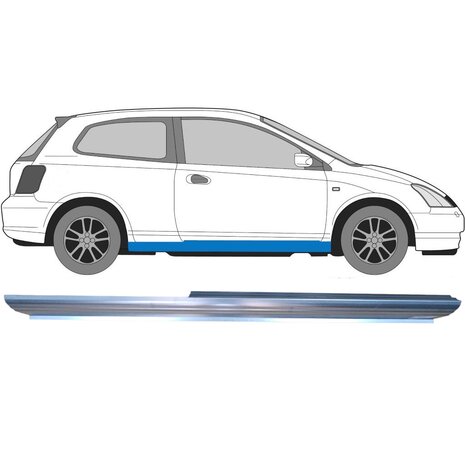 Rechts Schweller-Reparaturblech Honda Civic