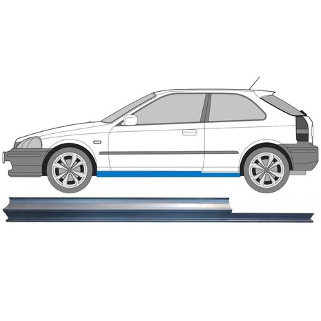 Links Schweller-Reparaturblech Honda Civic
