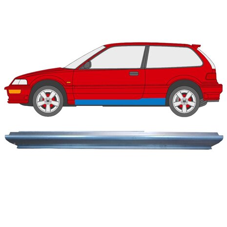 Links Schweller-Reparaturblech Honda Civic