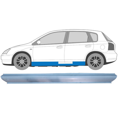 Links Schweller-Reparaturblech Honda Civic