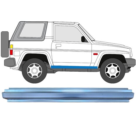 Schweller-Reparaturblech Daihatsu Feroza Fourtrak Rocky