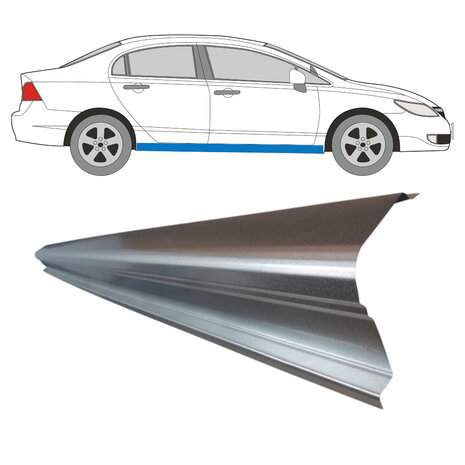 Rechts Schweller-Reparaturblech Honda Civic