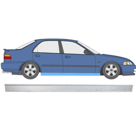Reparaturblech f&uuml;r untere Schwelle Honda Civic