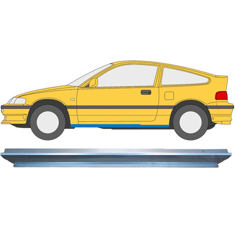 Links Schweller-Reparaturblech Honda CRX
