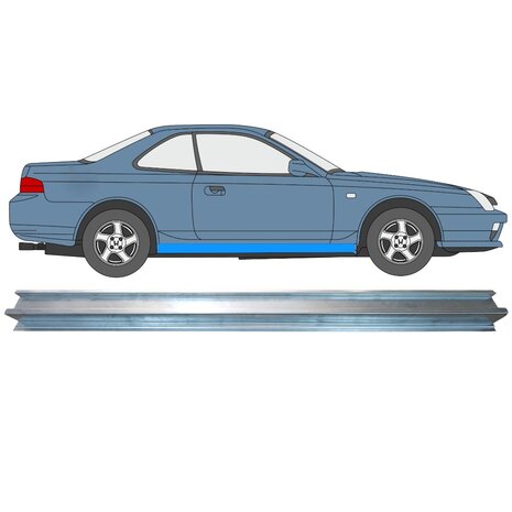 Droite Panneau de r&eacute;paration de seuil Honda Prelude