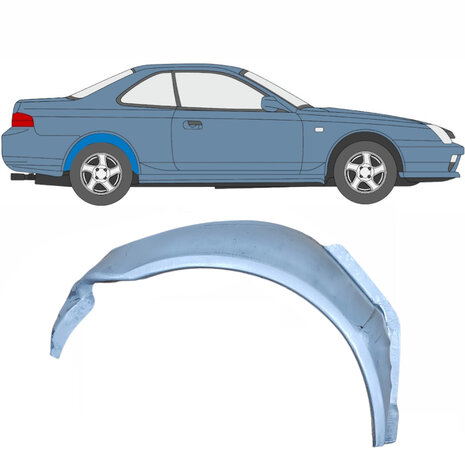 Rechter Reparatiepaneel voor binnenste achterwielkast Honda Prelude