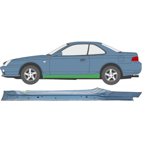 Links Reparaturblech f&uuml;r Schweller Honda Prelude