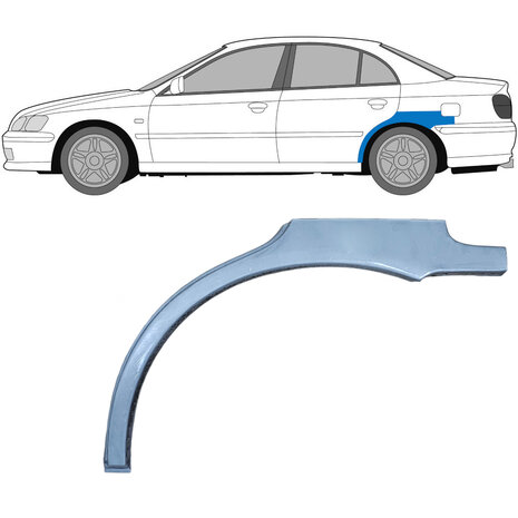 Links Reparaturblech f&uuml;r Heckfl&uuml;gel Honda Accord