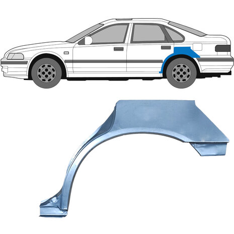 Links Reparaturblech f&uuml;r Heckfl&uuml;gel Honda Accord