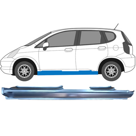Gauche Panneau de r&eacute;paration de seuil complet Honda Jazz