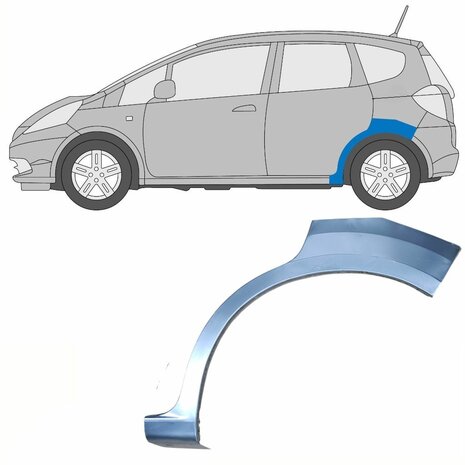 Linker Reparatiepaneel achtervleugel Honda Jazz