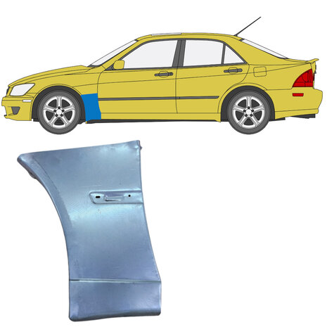 Links Reparaturblech f&uuml;r Frontkotfl&uuml;gel Lexus IS200