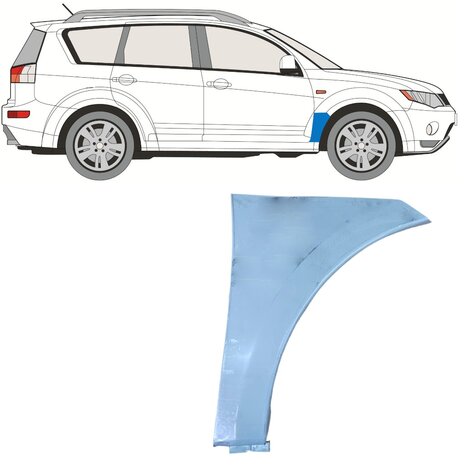 Droite Panneau de r&eacute;paration d&#039;aile avant Mitsubishi Outlander