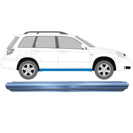 Rechts Schweller-Reparaturblech Mitsubishi Outlander