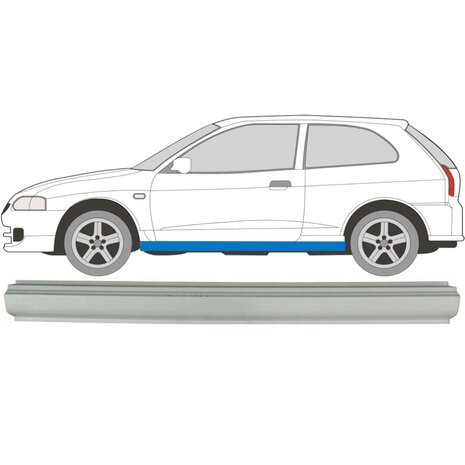 Links Schweller-Reparaturblech Mitsubishi Colt